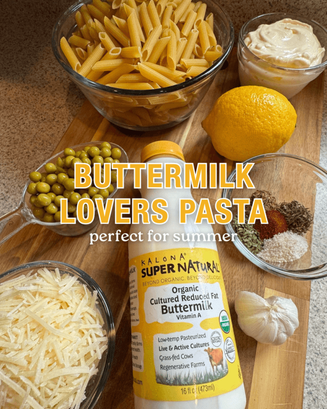 buttermilk lovers pasta