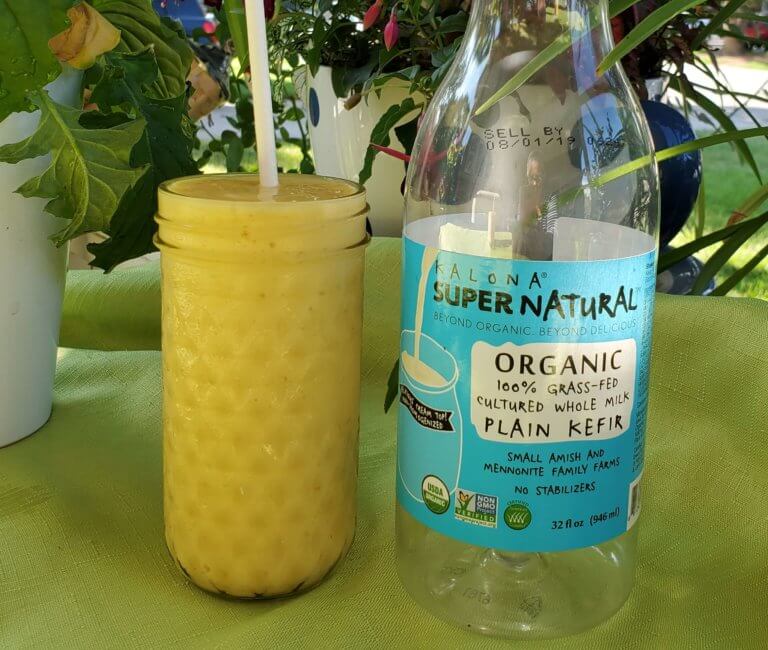 Mango And Ginger Kefir Smoothie Kalona Supernatural 