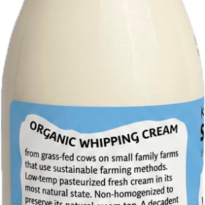 Organic Whipping Cream package