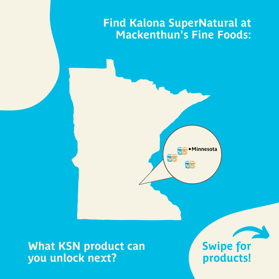 Mackenthun's is located in Minnesota and will now carry Kalona's Plain and Honey Yogurt.