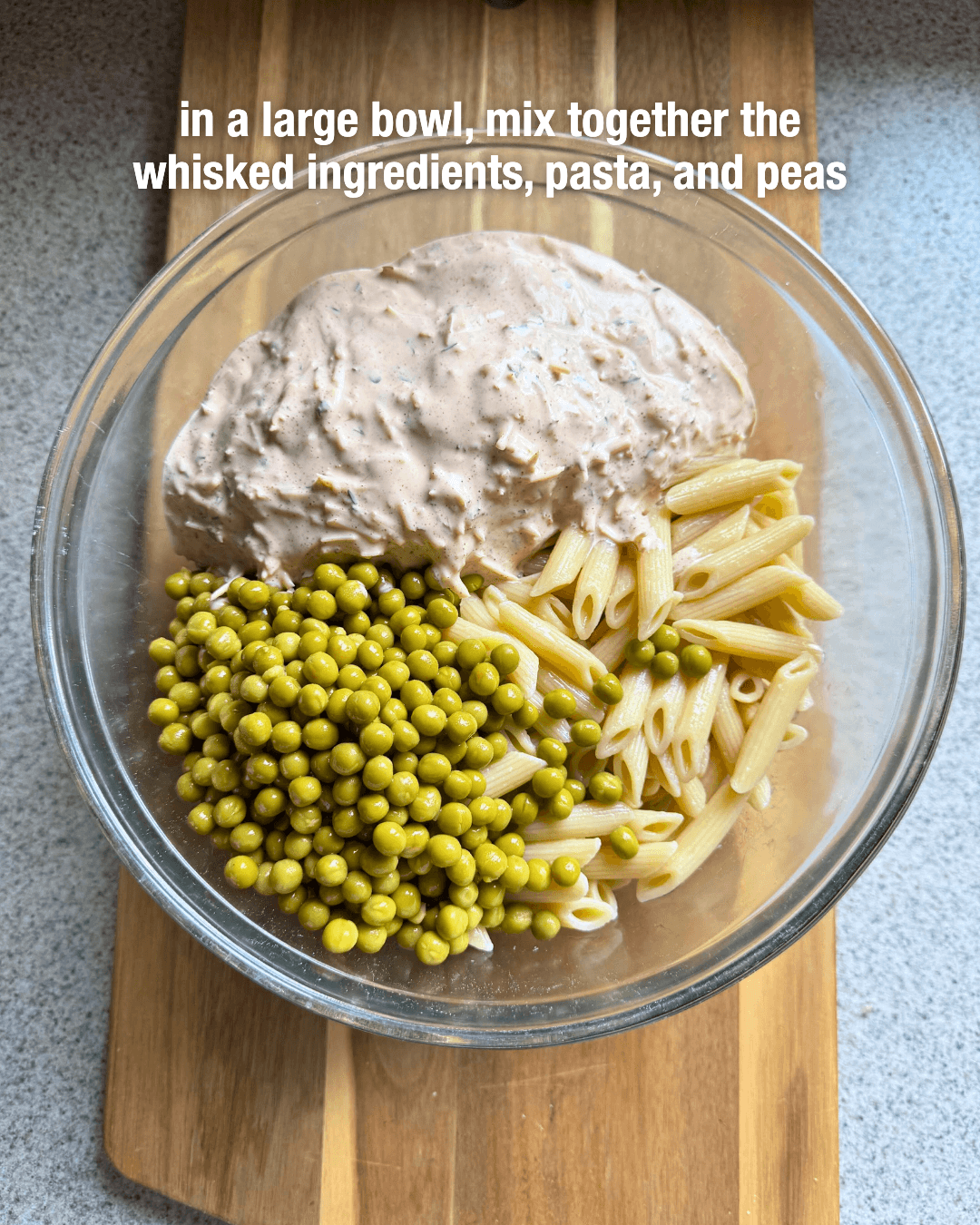 pasta with dressing