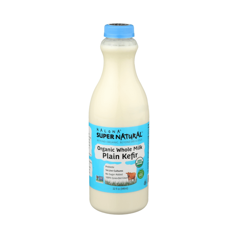 Organic 100% Grass-Fed Whole Milk Plain Kefir | Kalona SuperNatural