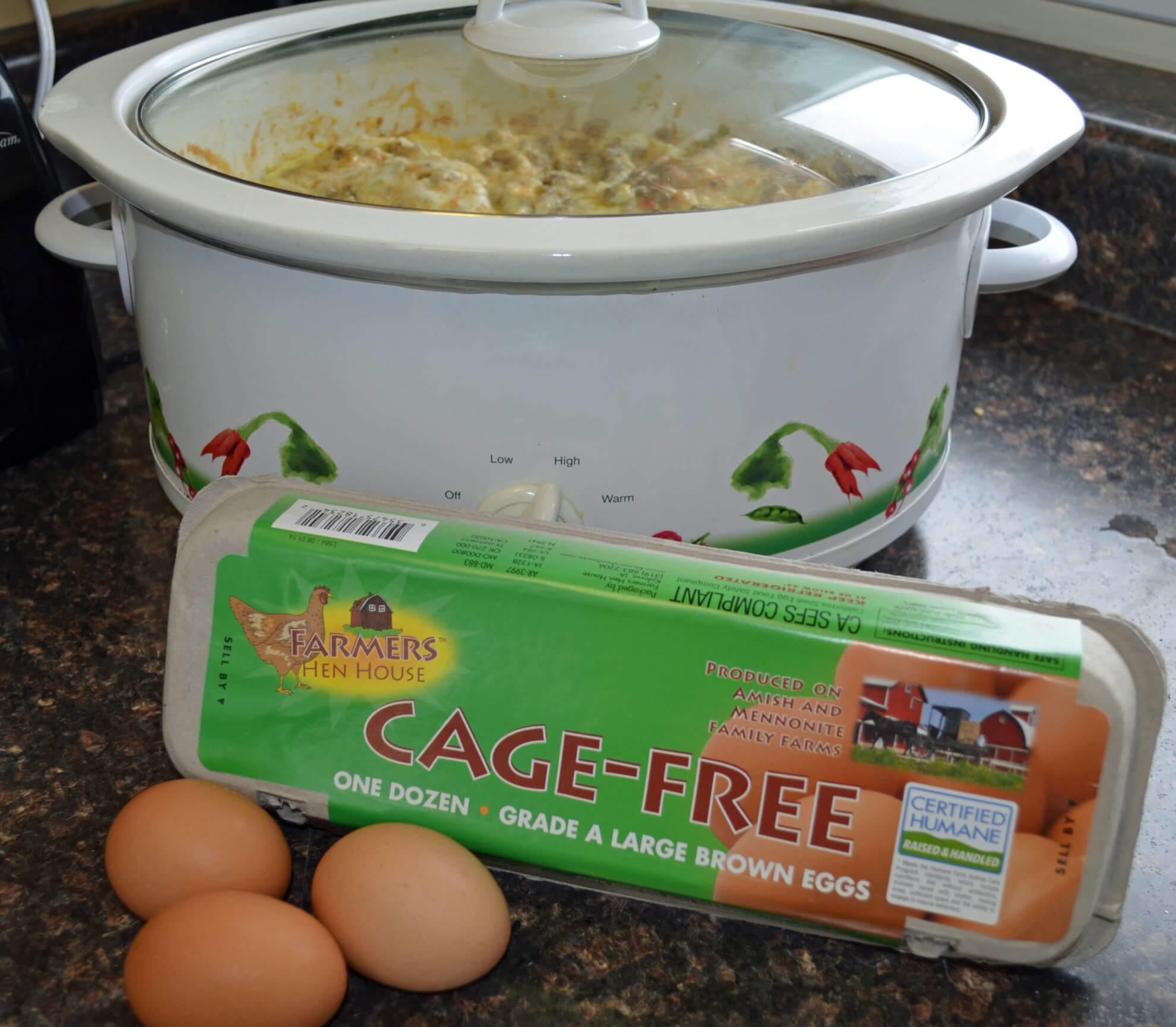 Egg Bake in crockpot