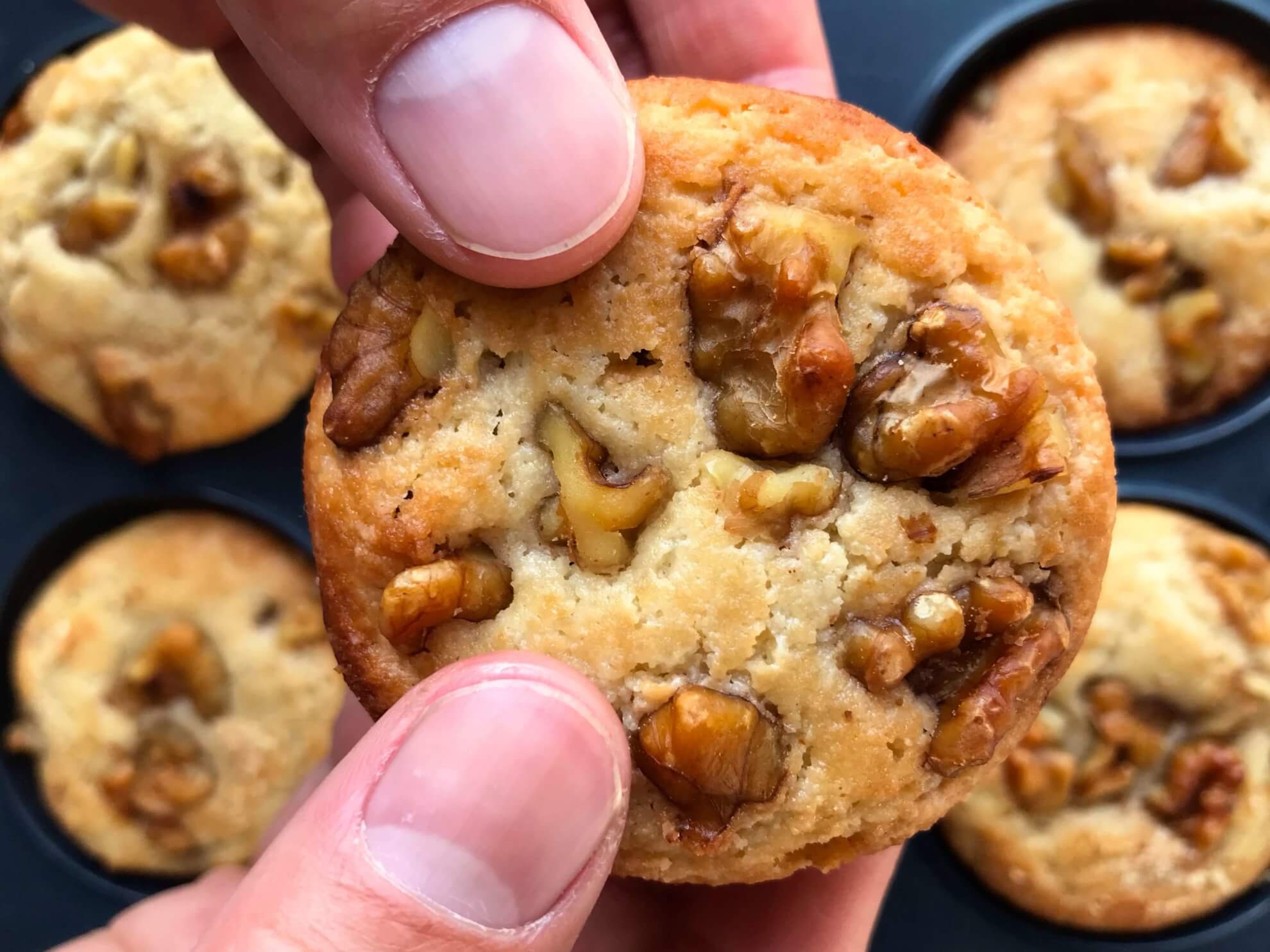 Banana Nut Keto-Approved Muffins