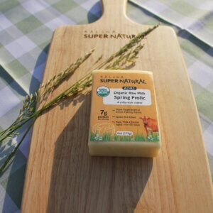 Spring Frolic on cutting board