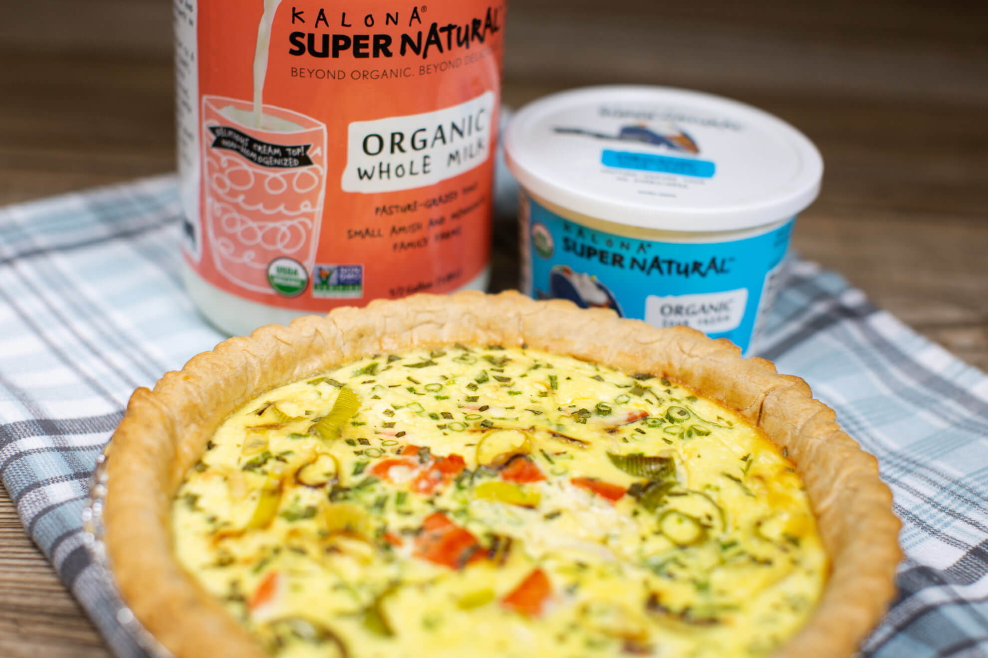 salmon quiche