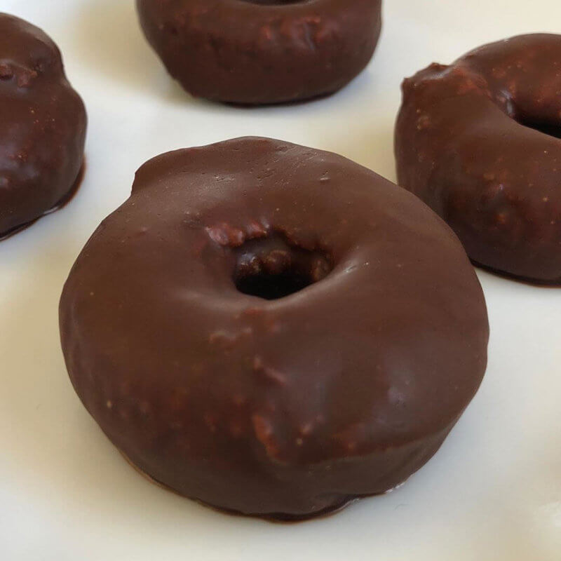 Keto Chocolate Covered Donuts
