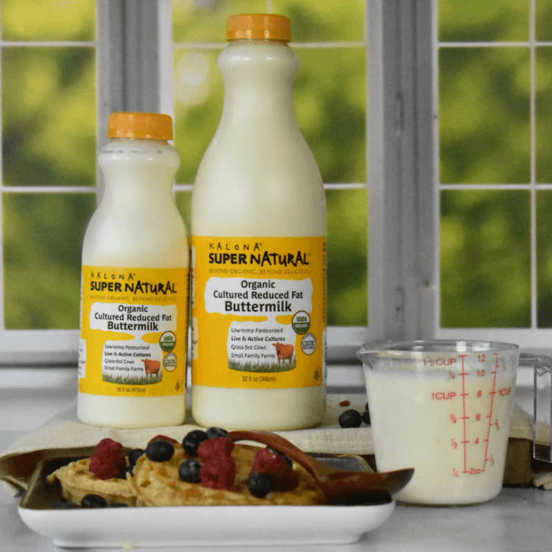 Organic Cultured Reduced Fat Buttermilk | Kalona SuperNatural