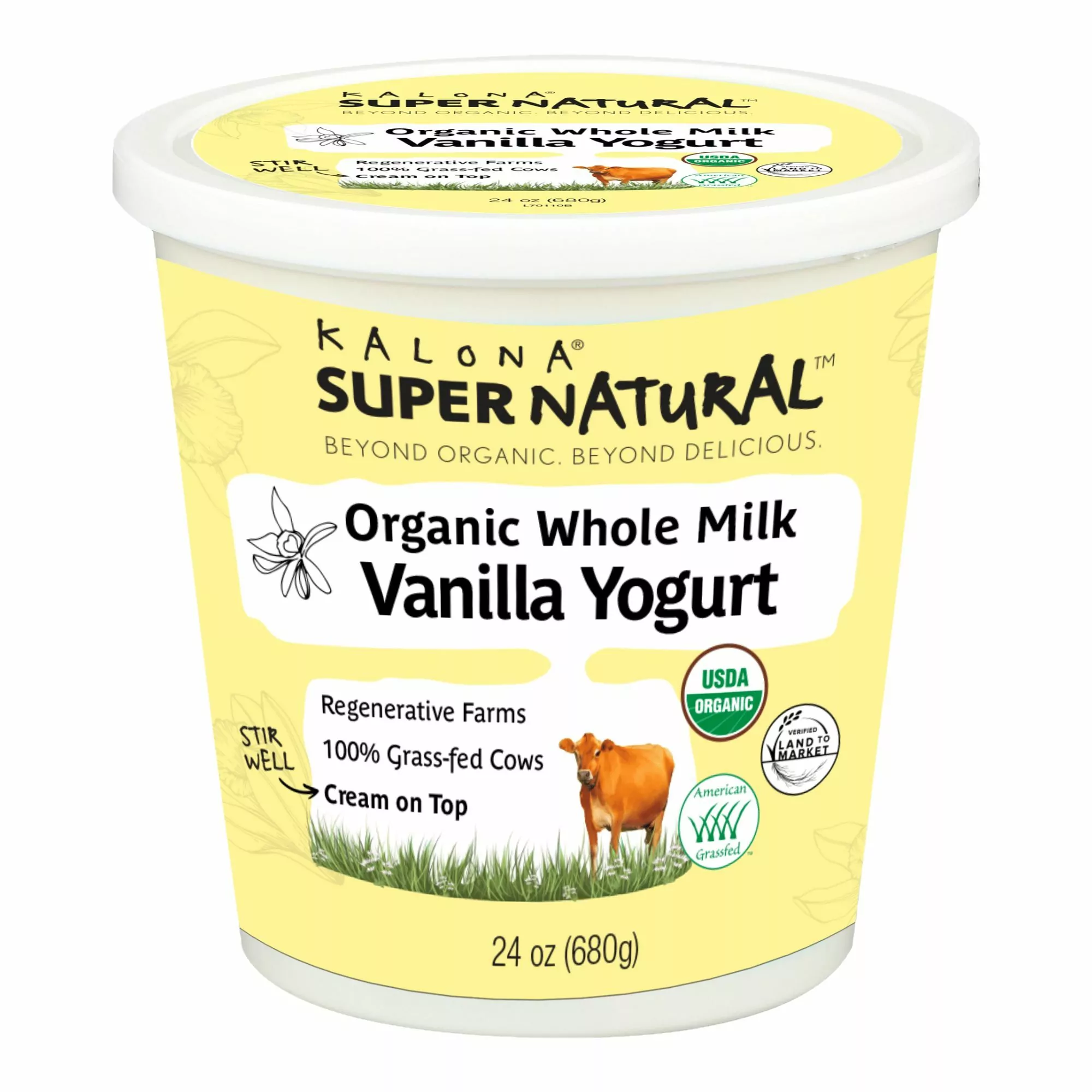 Organic Milk Vanilla Kalona SuperNatural