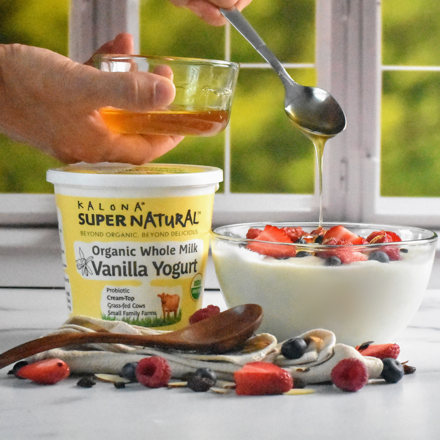 Organic Whole Milk Vanilla Yogurt | Kalona SuperNatural