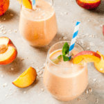 Boosted Peaches and Cream Smoothie
