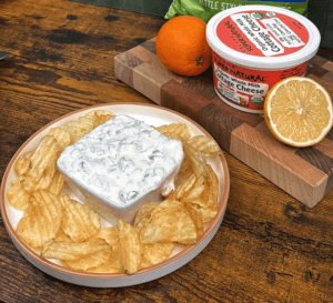 Whipped Cottage Cheese Dip using Kalona SuperNatural Organic Cottage Cheese