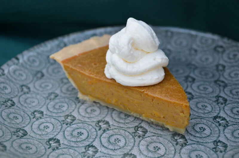 whipped cream for peanut-butter-nut squash pie