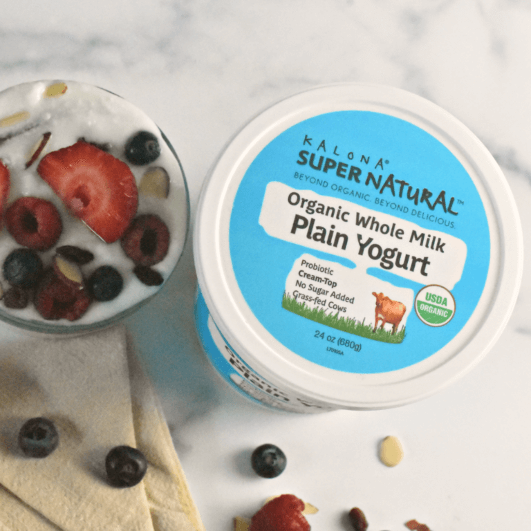 Organic Whole Milk Plain Yogurt | Kalona SuperNatural