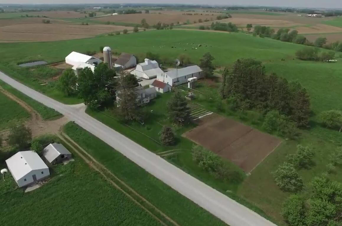 Overview Farm for Earth Day