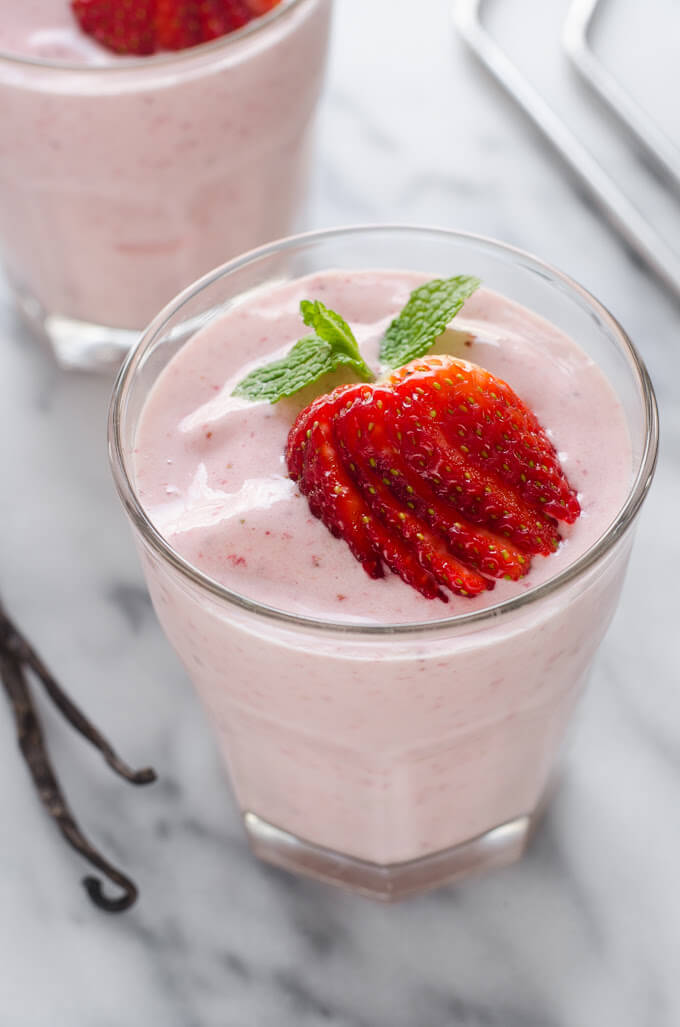 strawberry cheesecake smoothie 2, kid-friendly recipe