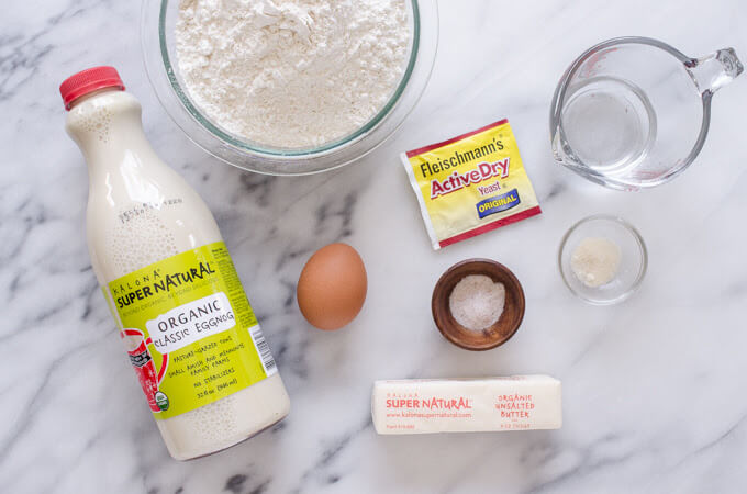 Cinnamon roll dough ingredients