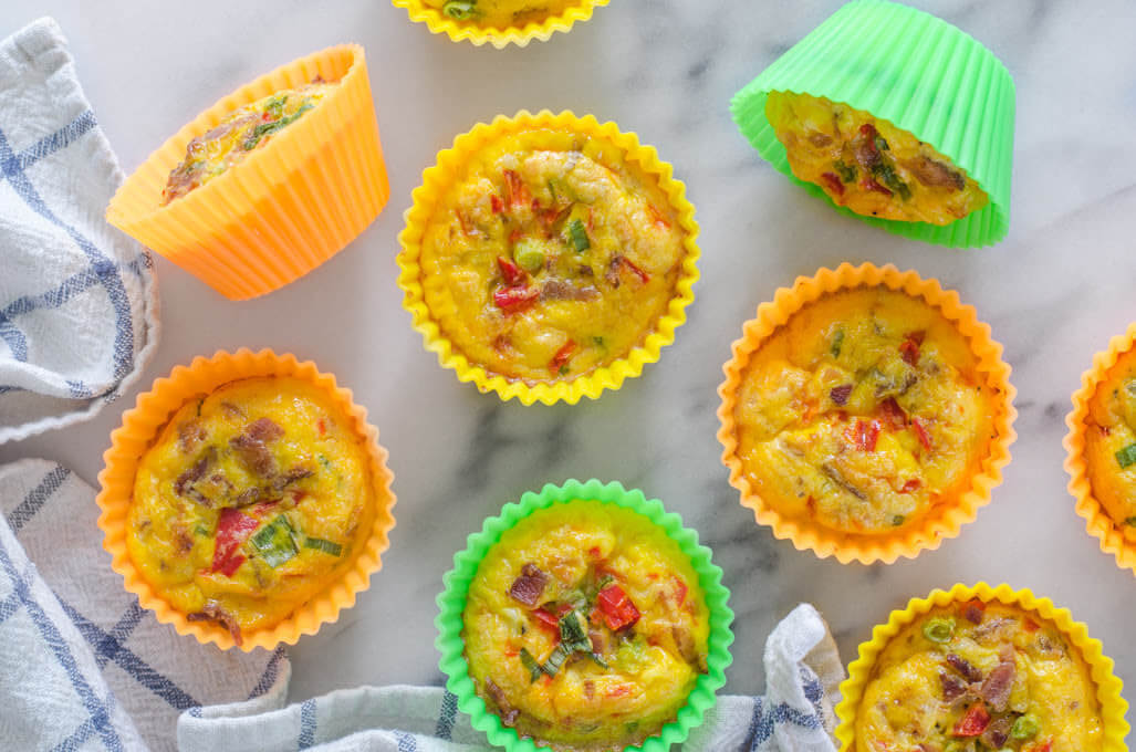 protein egg cups, quick breakfast